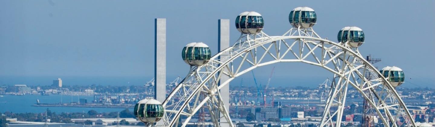 Aerial photography, Melbourne Star, Observation Wheel